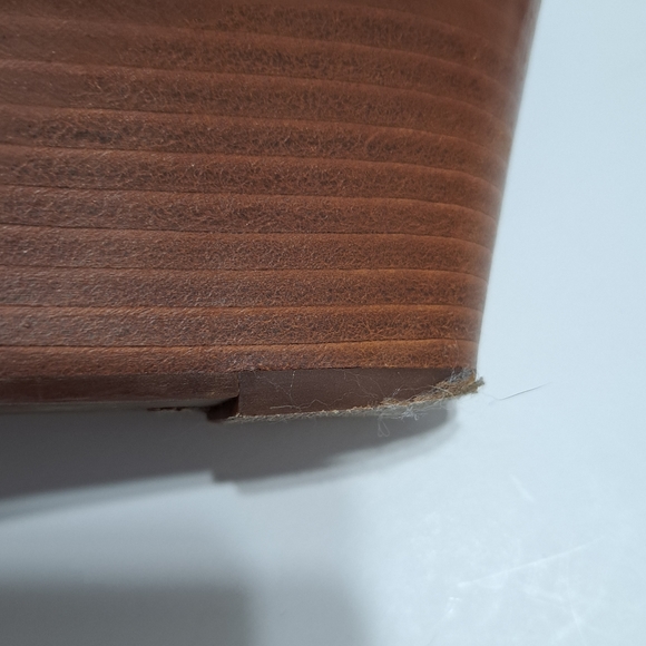 Tory Burch Caroline wedge heel, size 9.5M  Tan - Picture 9 of 16